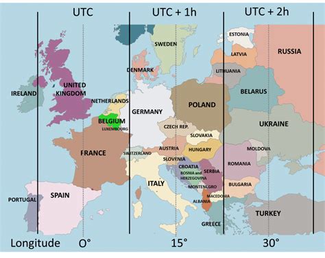 belgium time zone gmt